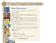Tablet Screenshot of estherhershenhorn.com